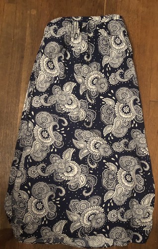 Boden Juliette Maxi Skirt w/pockets Blue Paisley Size 6 - 第 2/8 張圖片