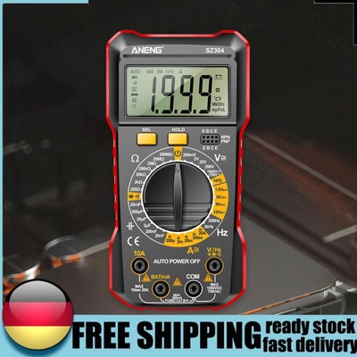 Digital Multimeter Multifunctional Voltage Detector 2000 Counts Electrical Tools