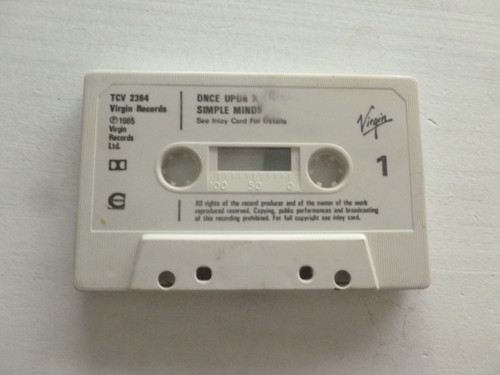 SIMPLE MINDS ~ ONCE UPON A TIME ~ ORIGINAL VIRGIN 1985 UK CHROME CASSETTE TAPE - Picture 5 of 6