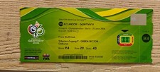 Ticket 2006 Ecuador vs. Germany World Cup 2006 #33 26771