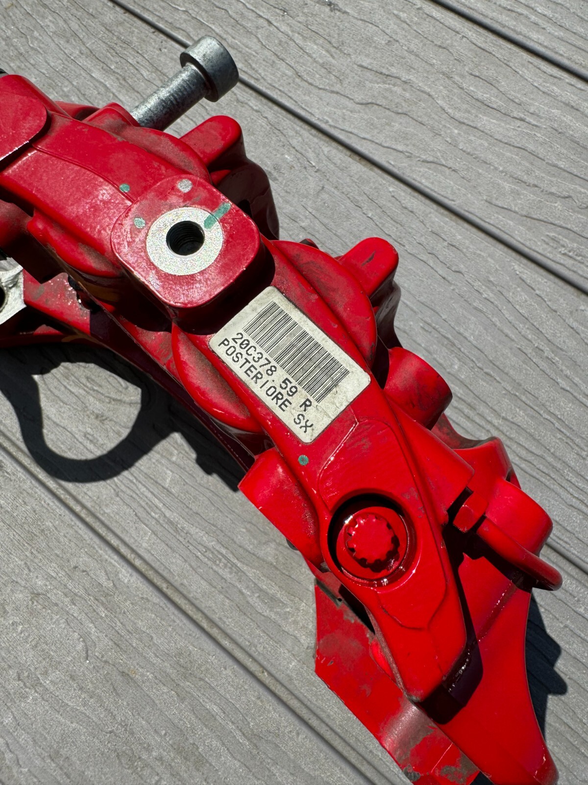 Ferrari 488 Brake Caliper OEM Red