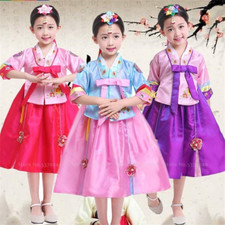 Traditional Korean Dance Costumes Hanbok Dress Performance Asian Clothes Outfit