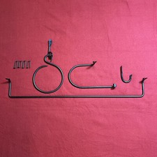 Minimalist Simple Hand Forged Wrought Iron Bath Set 4 pieces made by me in WV.