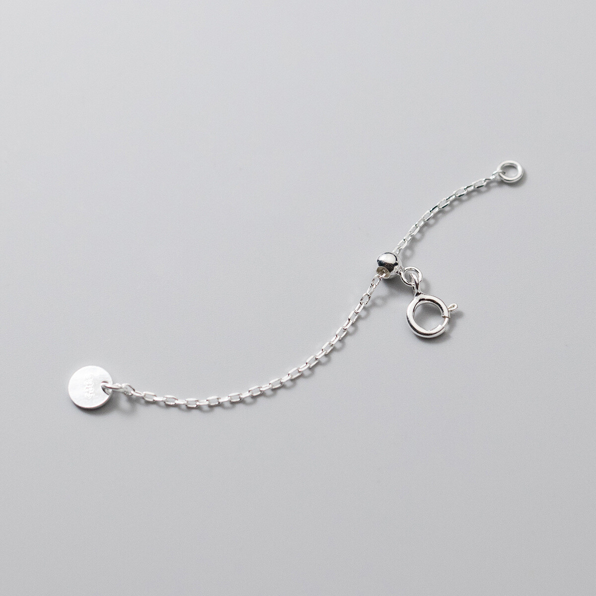 NECKLACE EXTENDER SILVER