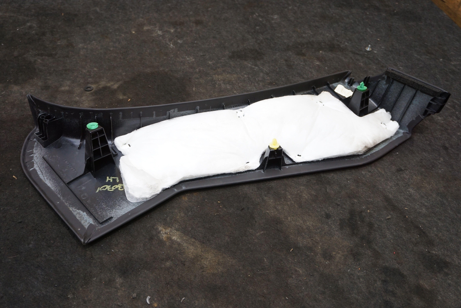 Right Lower B-pillar Trim Panel Black OEM 83700T6N Acura NSX 2017-20