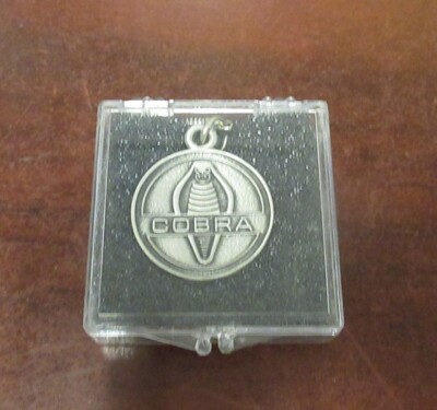 Cobra NEW Round Pewter Key Chain - by Branda Performance