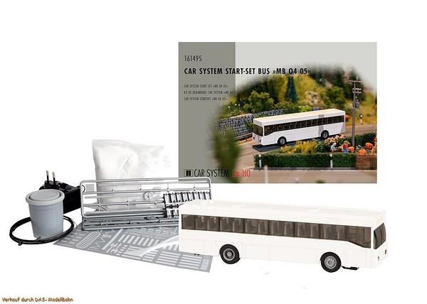 H0 Car-System Start-Set Bus O405 Incl. Decos Faller 161495-image