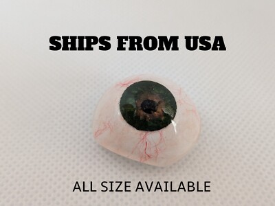 Prosthetic Eye Human Artificial Ocular Prosthesis FOREST GREEN SHADE With Box