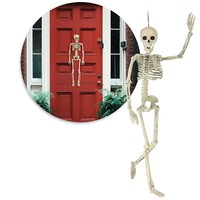 Deko Skelett FüR Halloween - Xl-Skelett Aus Kunststoff Zum AufhäNgen/Aufstellen