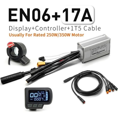 Ebike 24V-72V 17A-30A Sine Wave Controller LCD Display +Throttle +1T5 Cable Kits - Picture 3 of 34