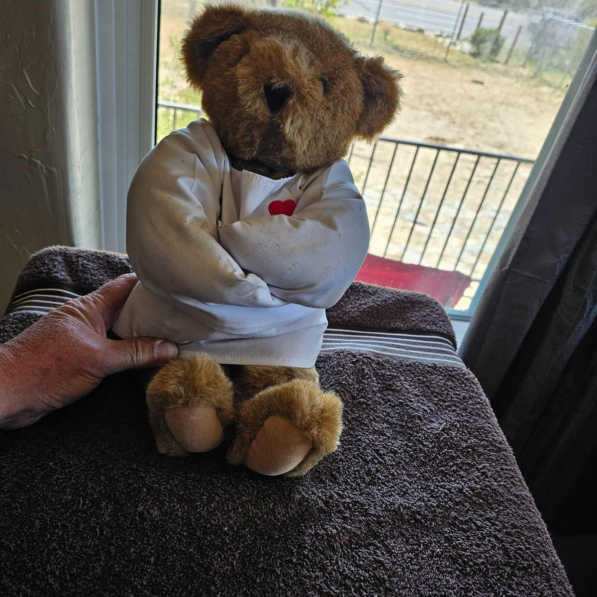 Teddy Bear Crazy For You Rare Retired Vermont Straight