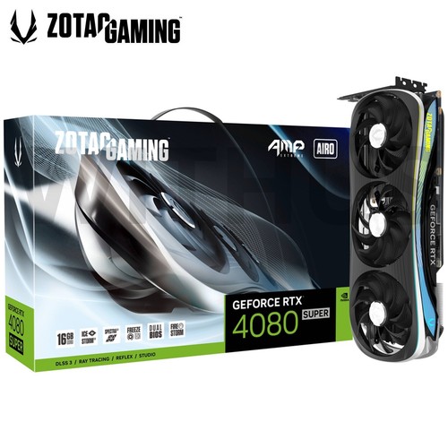 ZOTAC GAMING Geforce RTX 4080 SUPER AMP EXTREME AIRO D6X 16GB Grafikkarte - Bild 2 von 9