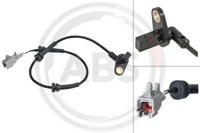 A.B.S. 31637 Sensor, Raddrehzahl Hinten Rechts Passend FüR Nissan