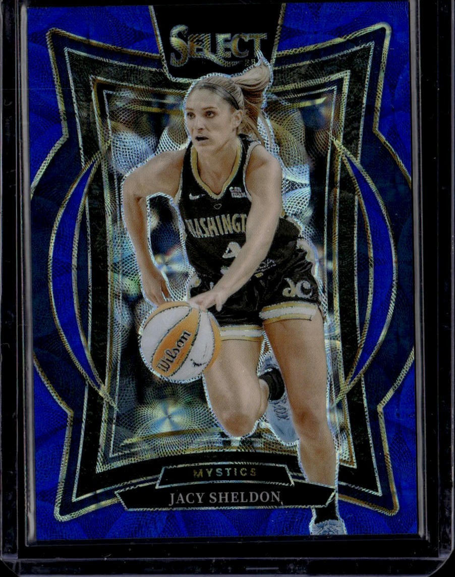 2025 Panini Select WNBA Blue Scope Jacy Sheldon 189/199 | Mystics