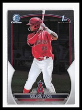 2023 Bowman Chrome Prospects #BCP-132 Nelson Rada Los Angeles Angels RC 1st 5