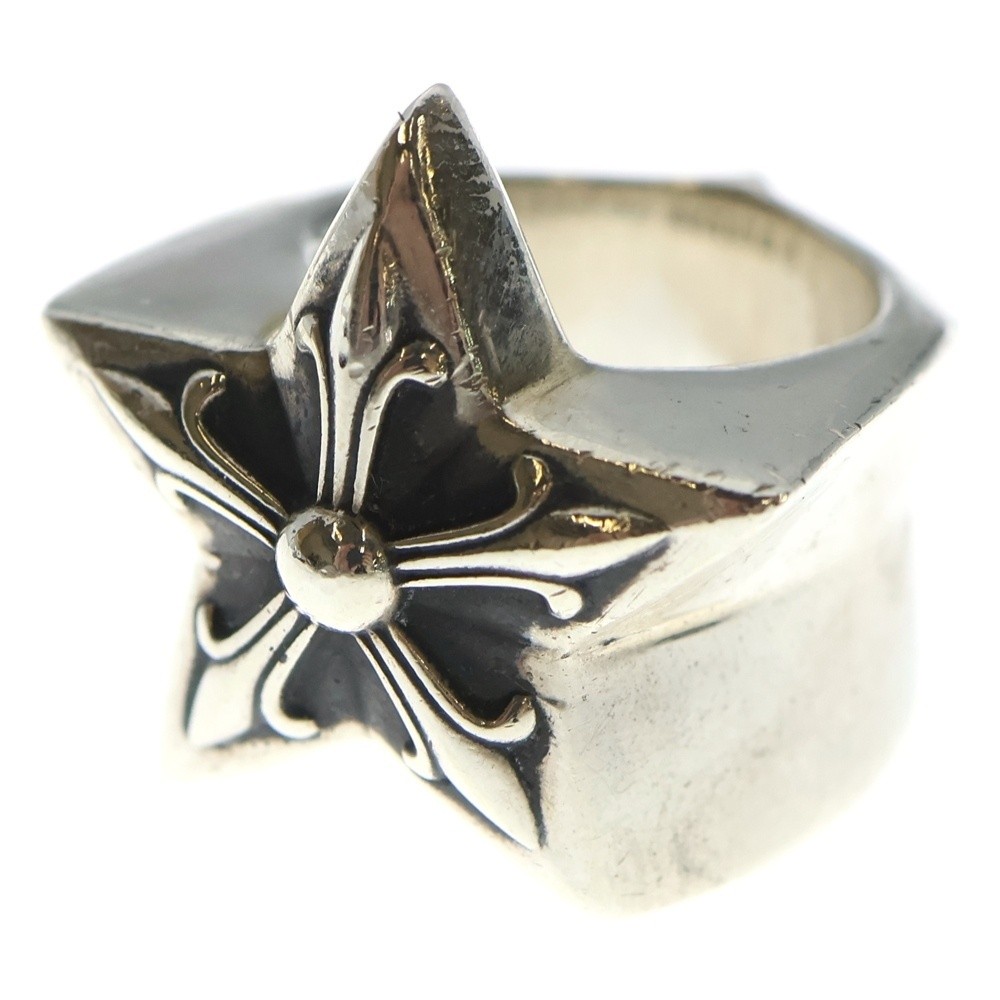 Chrome Hearts LARGE STAR Ring 925 US#9 P0051862