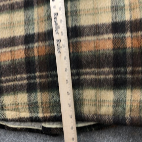 Vintage Waldarbeiter Jacke Herren 42 kariert Sherpa gefüttert Wollmantel Western Taschen 70er - Bild 11 von 12