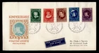 DR WHO 1955 NETHERLANDS FDC CHILD CACHET SEMI POST COMBO R25075