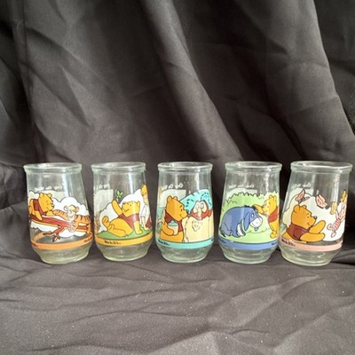 Winnie The Pooh Welch s Jelly Jars Complete Set of 5 Pooh s Grand Adventure 