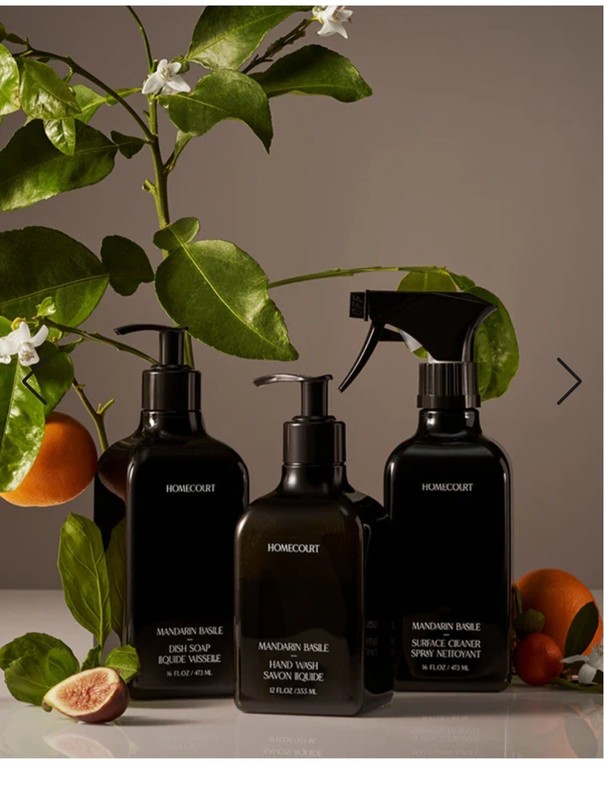 NIB HOMECOURT 3pc Kitchen Trio 2 Soap/ 1 Hand Cream w/tray $129!!!