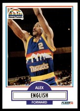 1990-91 Fleer Alex English Denver Nuggets #48