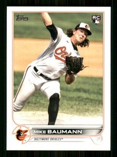 2022 Topps #502 Mike Baumann RC Baltimore Orioles 63036