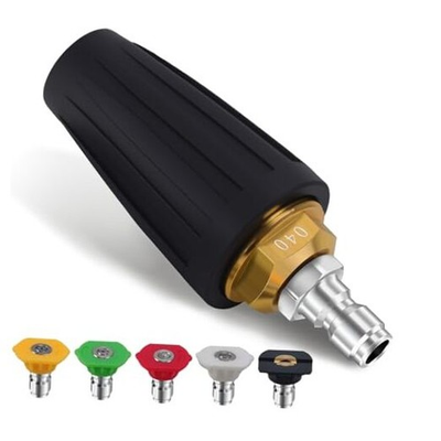 #ad Pressure Washer Spray Nozzle Power Washer Tips 4000 PSI Max Rotating with 5 $22.25