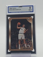 DIRK NOWITZKI 1998-99 TOPPS ROOKIE #154 MAVERICKS ISA 8 NM-MT Q4588