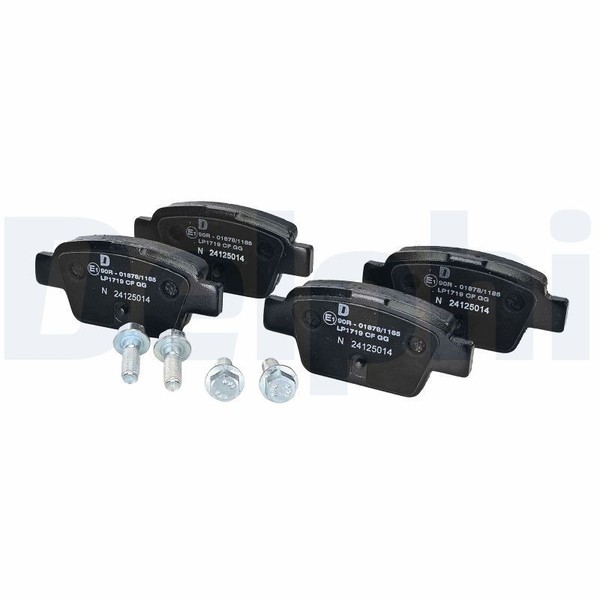Delphi Bremsbelagsatz, Scheibenbremse LP1719 FüR Alfa Romeo Fiat Lancia-image