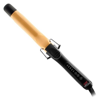 CHI Ceramic Curling Iron 1.5'' Barrel Hair Curler Shiny Frizz-Free Auto-Shut Off