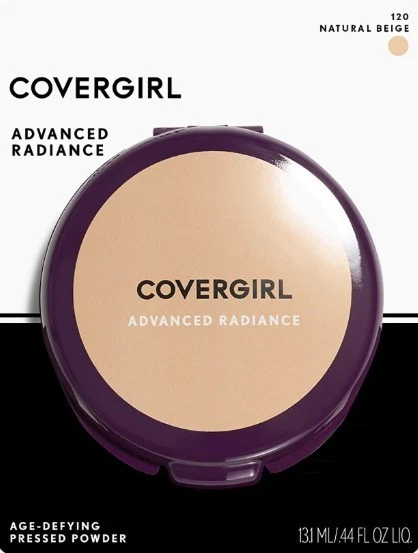 10X COVERGIRL Advanced Radiance Age-Defying Pressed Powder 120 NATURAL BEIGE nip - Image 2 of 2