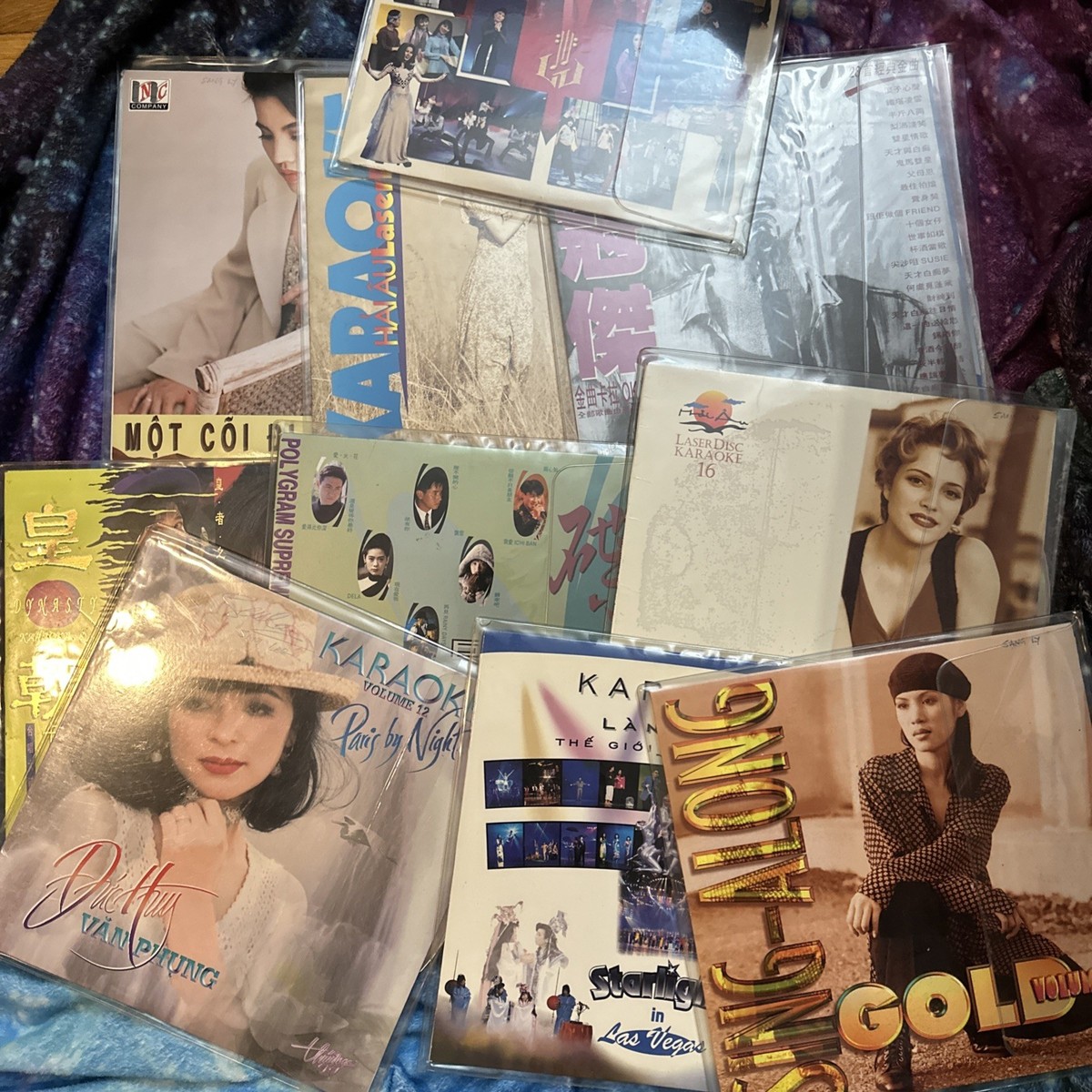 Lot Of 10 Vietnamese Laser Discs Karaoke Lang Van Paris By Night