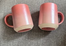 Threshold Pink Stoneware Mug Set Of 2 Mugs Ne...