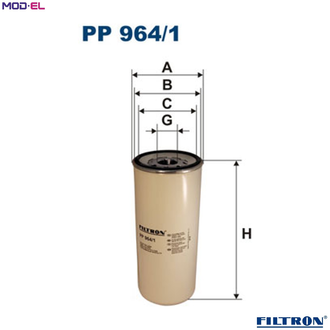 FUEL FILTER PP 964/1 FOR RENAULT TRUCKS OPTARE VOLVO FH/12/16/II FH12 B12 FM/X