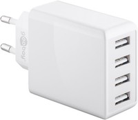 Usb-LadegeräT (30W) 4-Port Weiß 44962