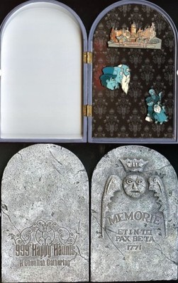 Disney Buried Secrets Haunted Mansion 999 Happy Haunts Ball Boxed LE 400 Pin Set