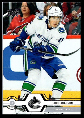 2019-20 Upper Deck Loui Eriksson Vancouver Canucks #170