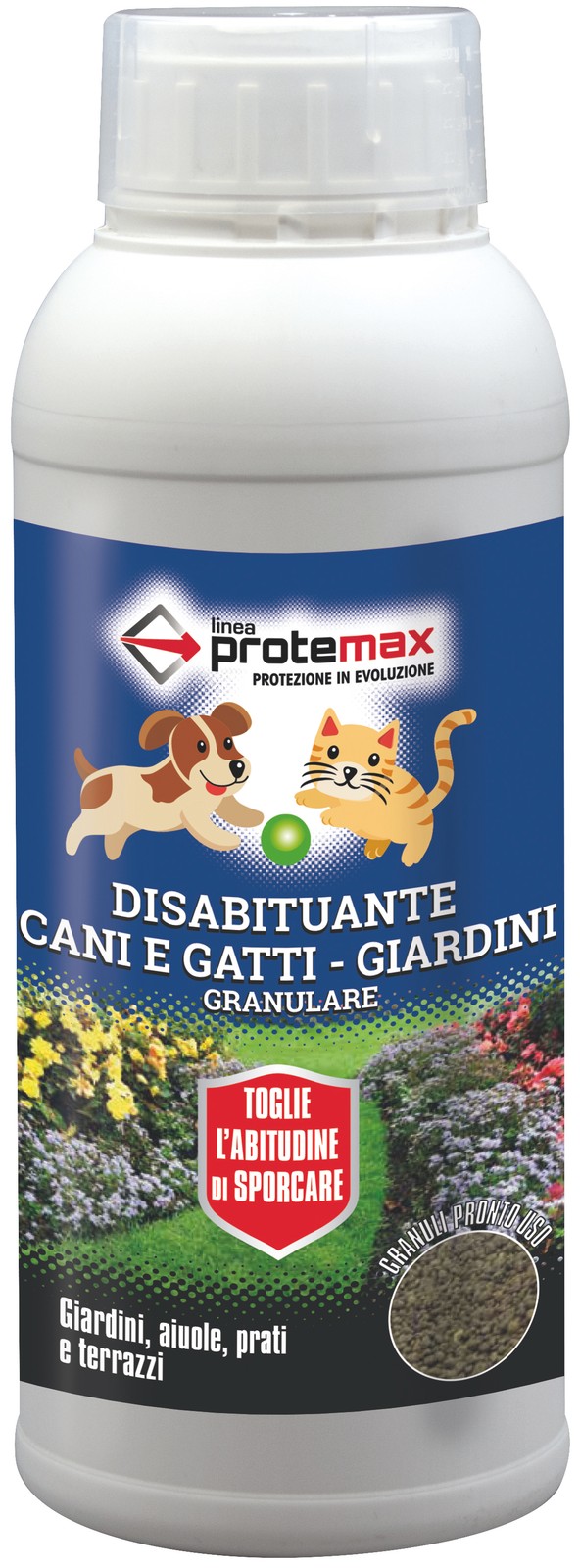 Disabituante Cani e Gatti Granulare 1L - Barriera Olfattiva da Esterno