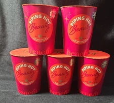 💋Best $ Lot 5x💋 BENEFIT PIPING HOT BEAUTY MINI MASCARA SHELLIE BLUSH DUO SET ❤