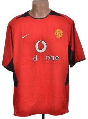 MANCHESTER UNITED 2002/2003 HOME FOOTBALL SHIRT NIKE SIZE L ADULT