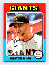 #695 2024 Topps Heritage { Keaton Winn RC San Francisco Giants