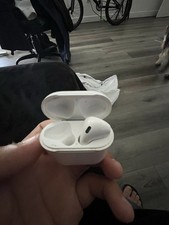 Apple AirPods Wireless Bluetooth Earbuds White w/ Charging Case Built-In Mic