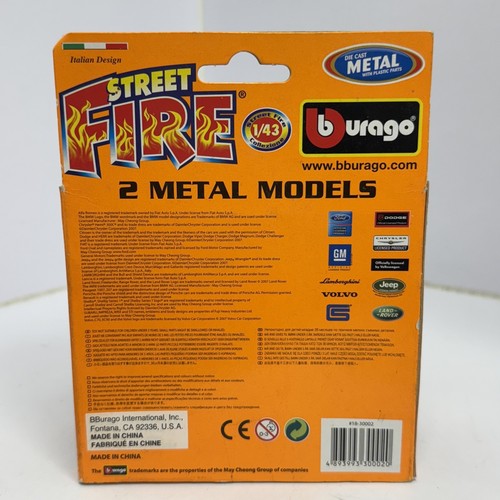 Burago 2 Metal Models Cars - Picture 2 of 2