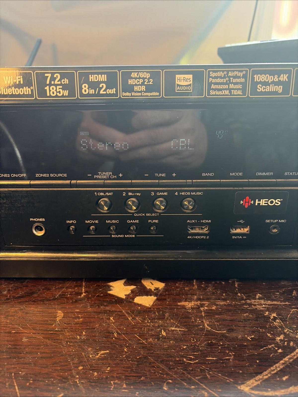 Denon AVR-S930H HEOS, 7.2 Channel, Full 4K Ultra HD A/V Rece