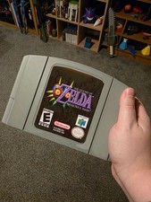 Nintendo 64 Legend of Zelda Majora's Mask cartuccia wall art accessorio gioco