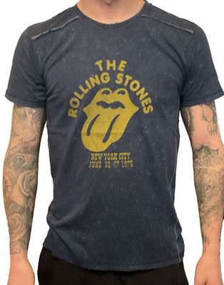 ROLLING STONES NEW YORK 75 SNOW WASH OFFCIAL T-SHIRT
