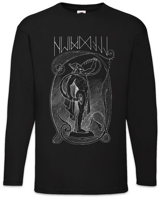 Heimdall Langarm T-Shirt Heimdallr Norsemen God Gjallarhorn Bifröst Vikings