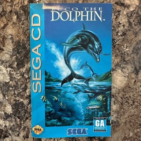 Ecco The Dolphin (CIB W/Registration Card) - Sega CD, Works, Fast Shipping!