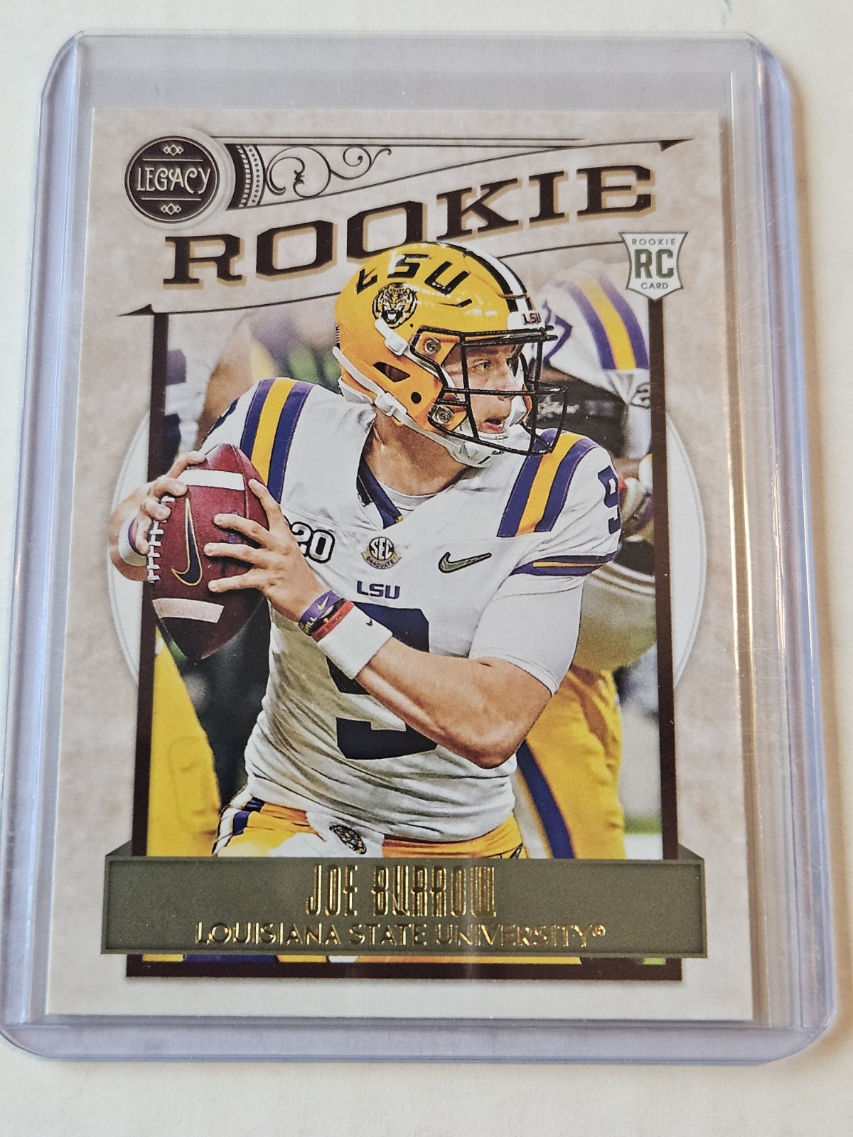 2020 Panini Legacy - Rookies Joe Burrow #141 (RC)