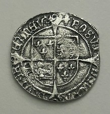 1544-47 Henry VIII Hammered Groat Facing Portrait Tower Coin WRL Westair Coin